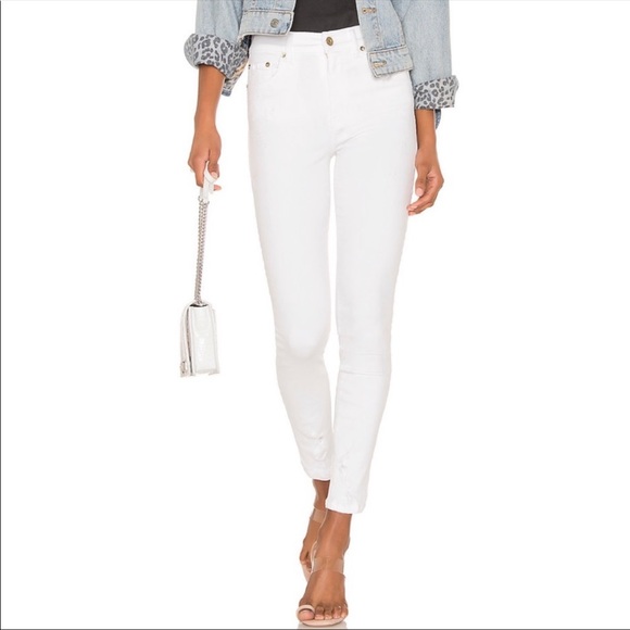 pistola Denim - Pistola High Rise Skinny Jeans White Jeans Size 28